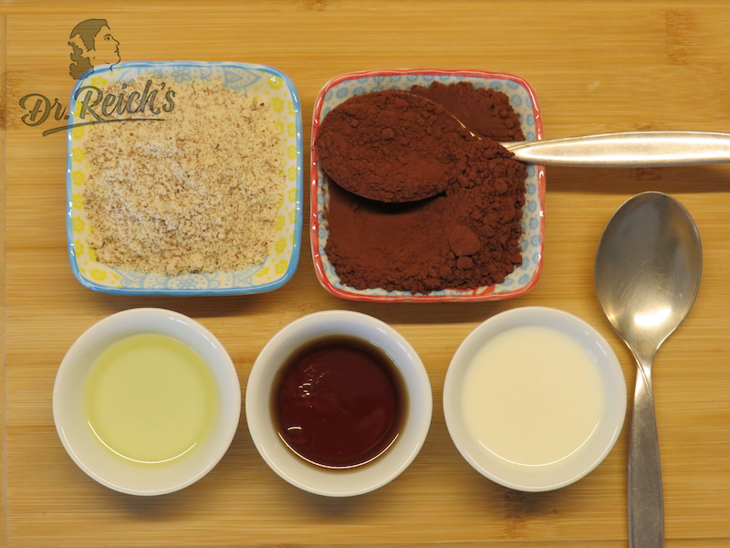 Leicht gemacht - die Zutaten für Dr Reichs Minuten Schoko Cupcaker