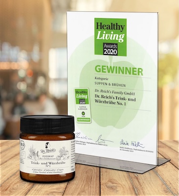 Dr. Reich's Brühe No. 1 und der Healthy Living Award