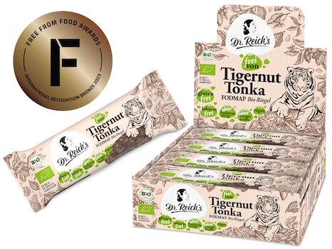 Dr-Reichs-Tigernut-Tonka-Fodmap-Riegel Dr. Reich's FODMAP Riegel und Riegel Box