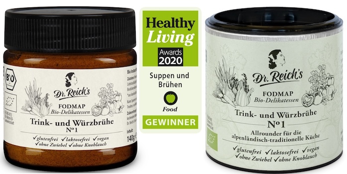 FODMAP Brühe im alten und neuen Design
