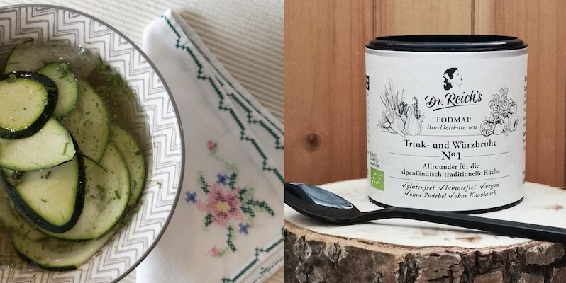 FODMAP Brühe mit Zucchini