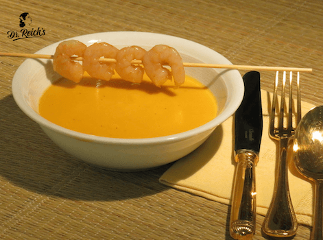 Low FODMAP Sauce mit Garnelen